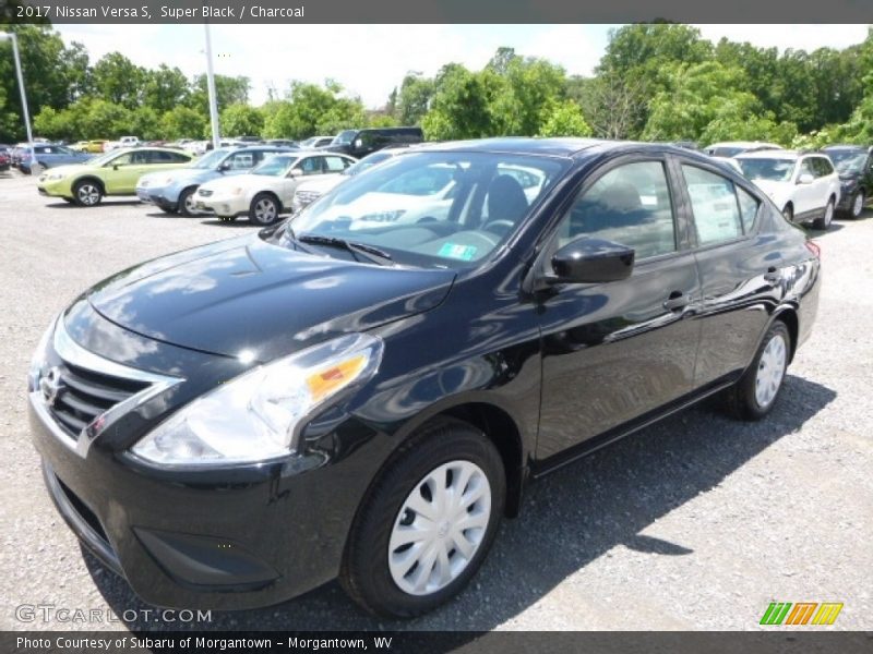 Super Black / Charcoal 2017 Nissan Versa S