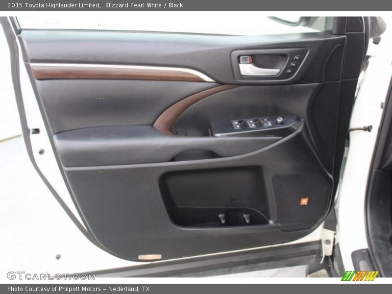 Blizzard Pearl White / Black 2015 Toyota Highlander Limited