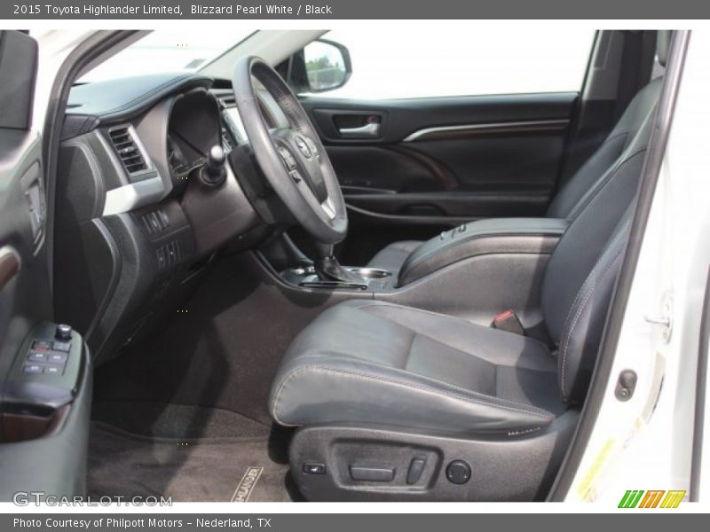 Blizzard Pearl White / Black 2015 Toyota Highlander Limited