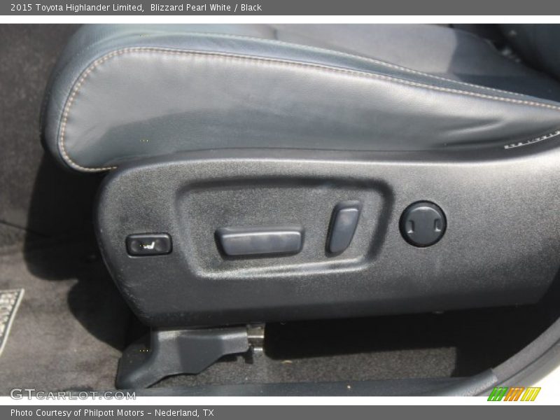 Blizzard Pearl White / Black 2015 Toyota Highlander Limited