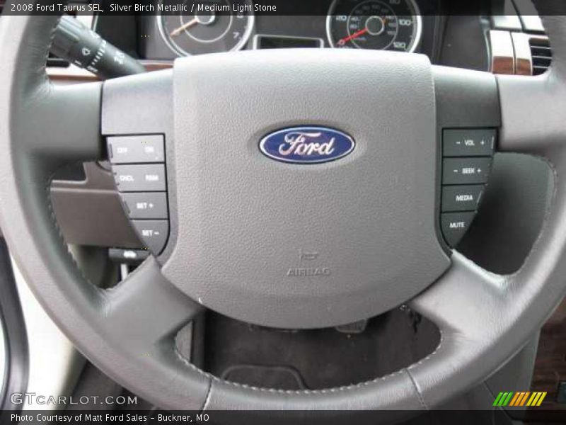 Silver Birch Metallic / Medium Light Stone 2008 Ford Taurus SEL