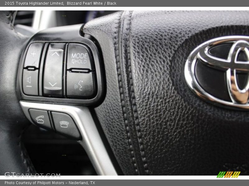 Blizzard Pearl White / Black 2015 Toyota Highlander Limited