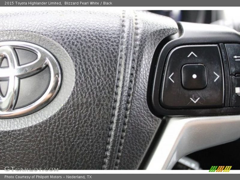 Blizzard Pearl White / Black 2015 Toyota Highlander Limited