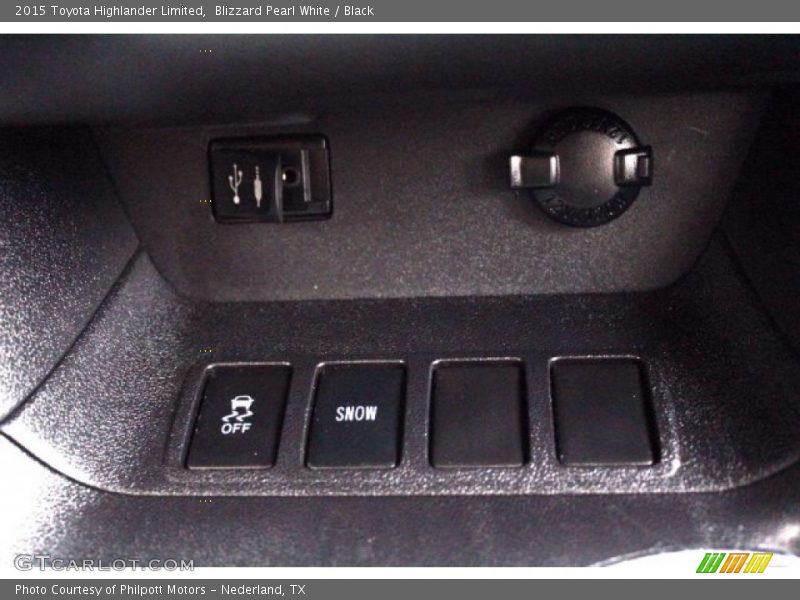 Blizzard Pearl White / Black 2015 Toyota Highlander Limited