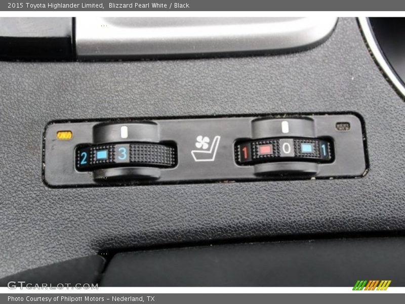 Blizzard Pearl White / Black 2015 Toyota Highlander Limited