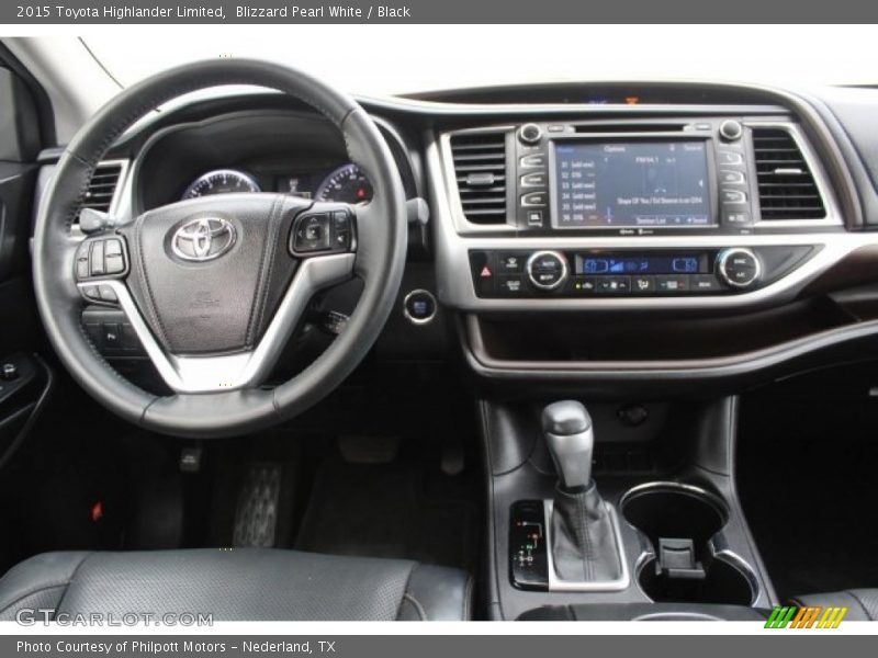 Blizzard Pearl White / Black 2015 Toyota Highlander Limited