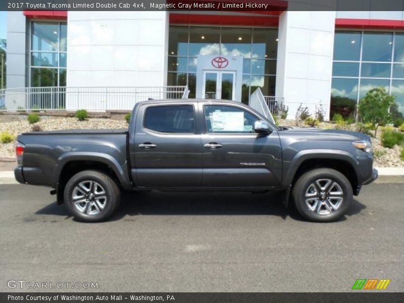 Magnetic Gray Metallic / Limited Hickory 2017 Toyota Tacoma Limited Double Cab 4x4