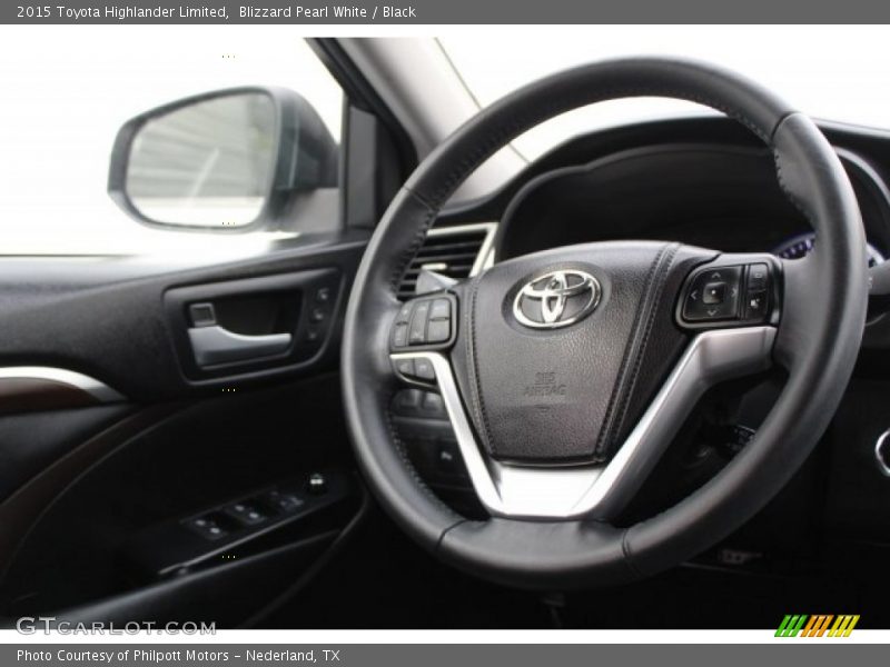 Blizzard Pearl White / Black 2015 Toyota Highlander Limited