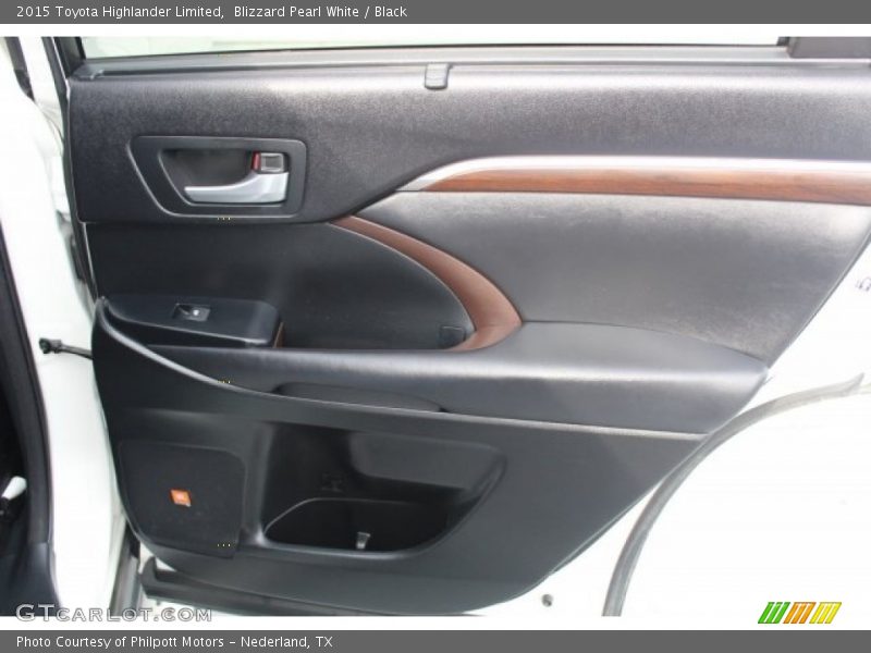 Blizzard Pearl White / Black 2015 Toyota Highlander Limited