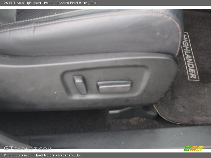 Blizzard Pearl White / Black 2015 Toyota Highlander Limited