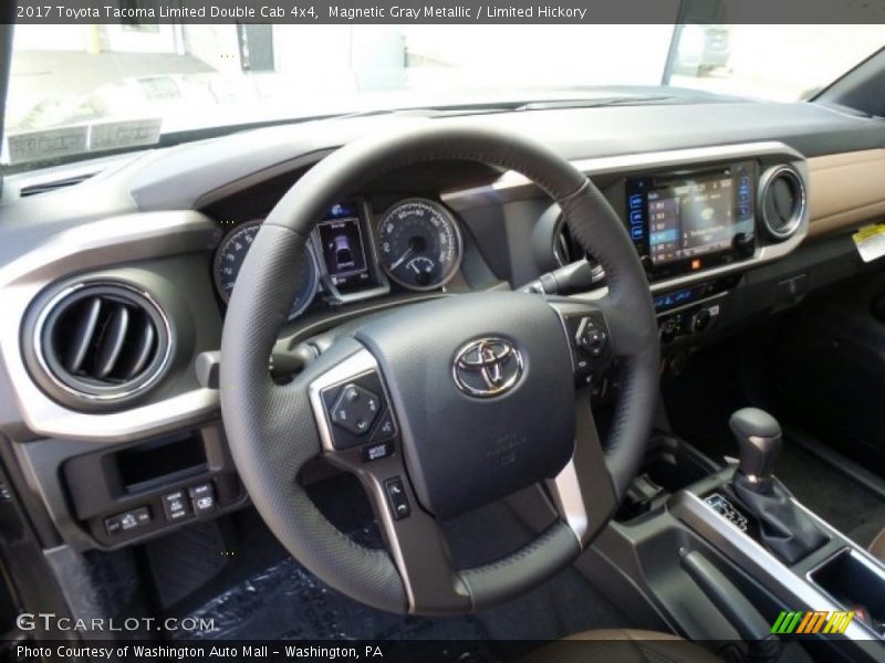 Magnetic Gray Metallic / Limited Hickory 2017 Toyota Tacoma Limited Double Cab 4x4