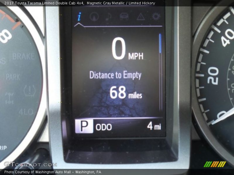 Magnetic Gray Metallic / Limited Hickory 2017 Toyota Tacoma Limited Double Cab 4x4