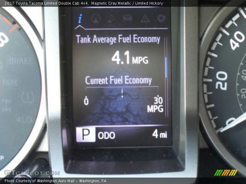 Magnetic Gray Metallic / Limited Hickory 2017 Toyota Tacoma Limited Double Cab 4x4