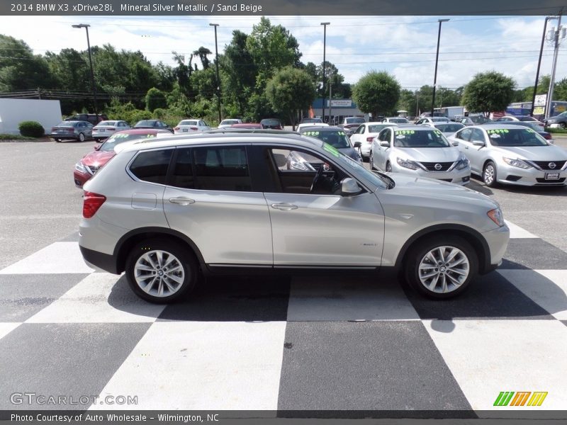 Mineral Silver Metallic / Sand Beige 2014 BMW X3 xDrive28i