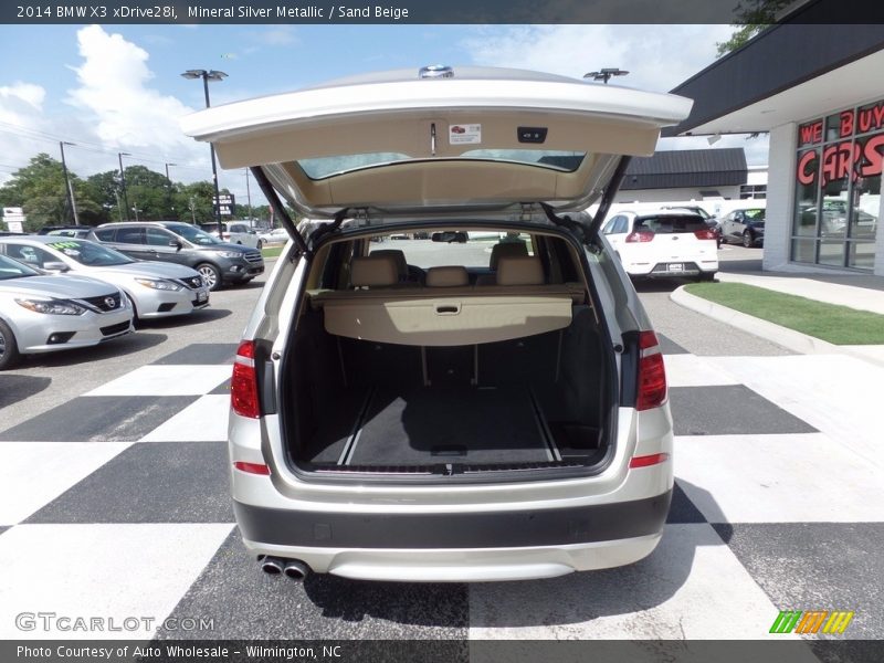 Mineral Silver Metallic / Sand Beige 2014 BMW X3 xDrive28i