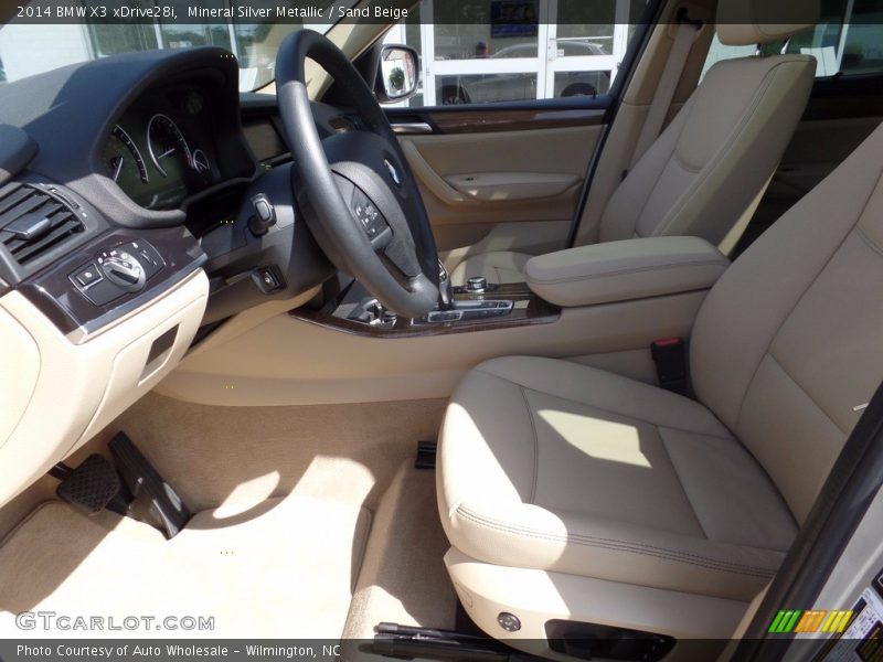 Mineral Silver Metallic / Sand Beige 2014 BMW X3 xDrive28i