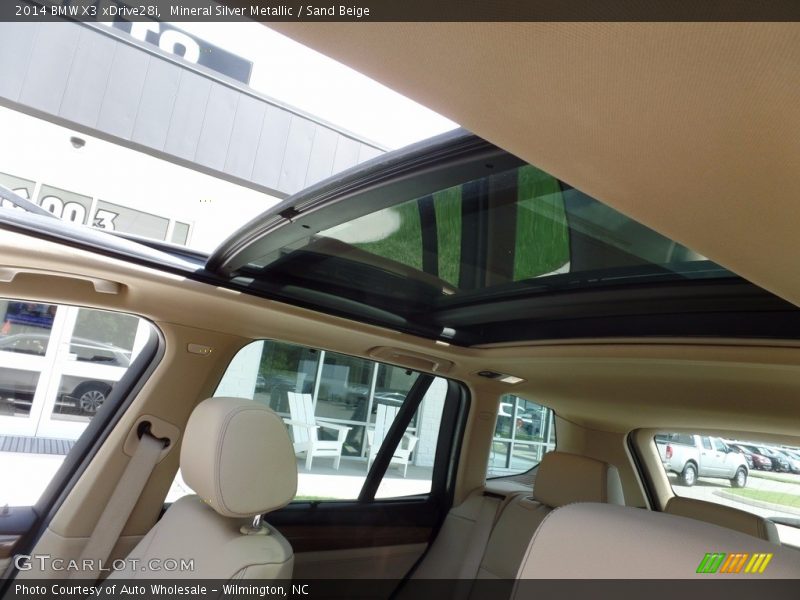 Mineral Silver Metallic / Sand Beige 2014 BMW X3 xDrive28i