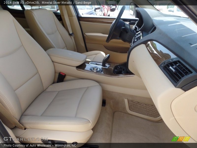 Mineral Silver Metallic / Sand Beige 2014 BMW X3 xDrive28i