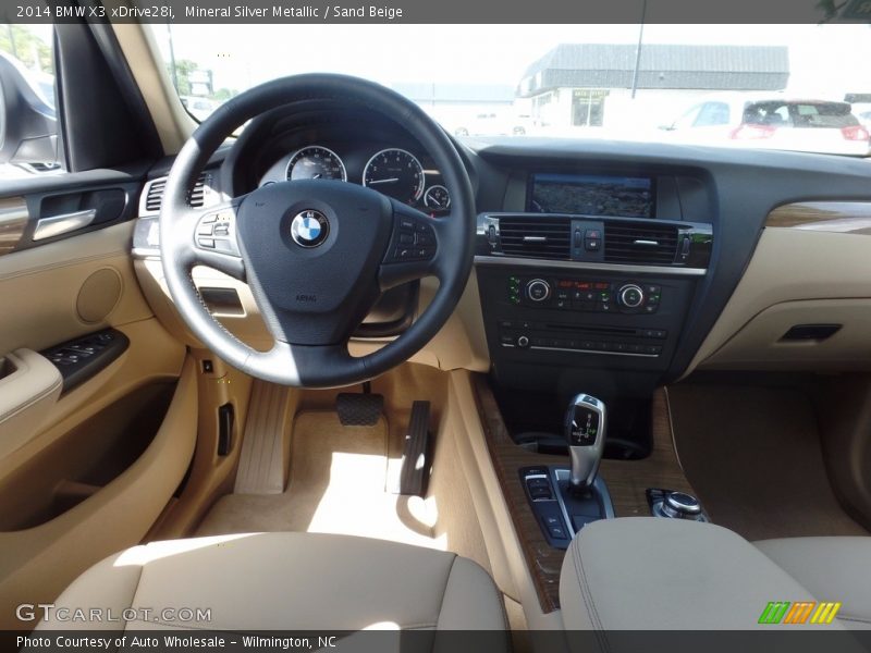 Mineral Silver Metallic / Sand Beige 2014 BMW X3 xDrive28i