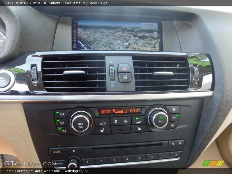 Mineral Silver Metallic / Sand Beige 2014 BMW X3 xDrive28i