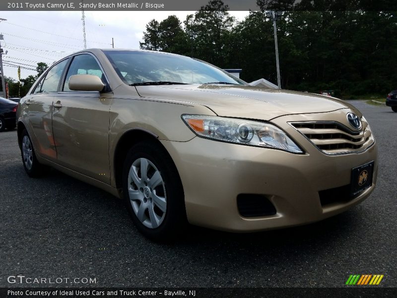 Sandy Beach Metallic / Bisque 2011 Toyota Camry LE
