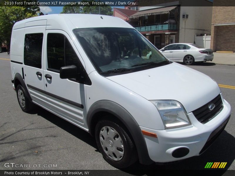 Frozen White / Dark Gray 2010 Ford Transit Connect XLT Passenger Wagon