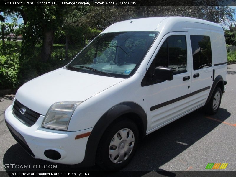 Frozen White / Dark Gray 2010 Ford Transit Connect XLT Passenger Wagon