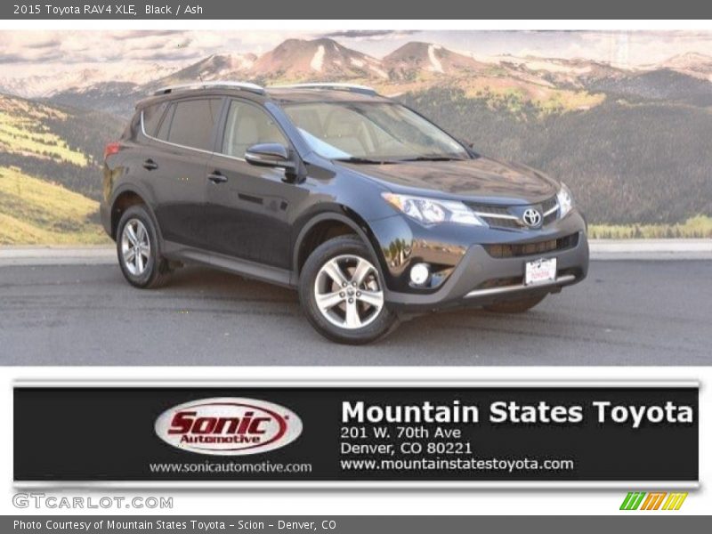 Black / Ash 2015 Toyota RAV4 XLE