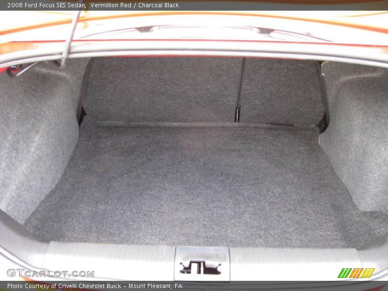 Vermillion Red / Charcoal Black 2008 Ford Focus SES Sedan