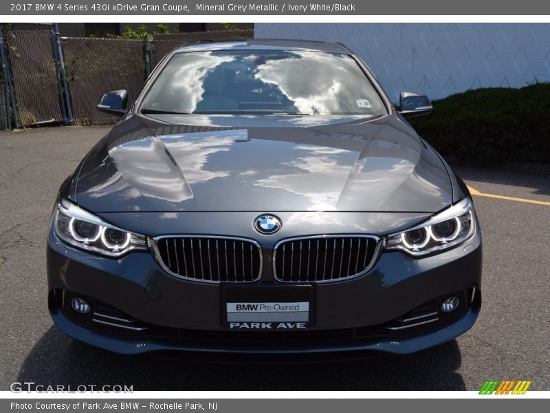 Mineral Grey Metallic / Ivory White/Black 2017 BMW 4 Series 430i xDrive Gran Coupe