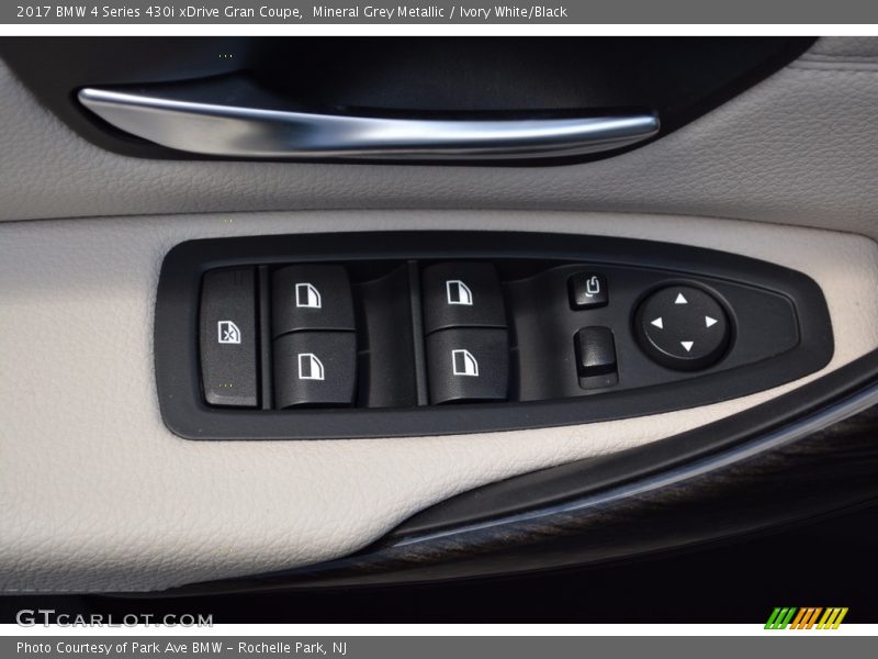 Mineral Grey Metallic / Ivory White/Black 2017 BMW 4 Series 430i xDrive Gran Coupe