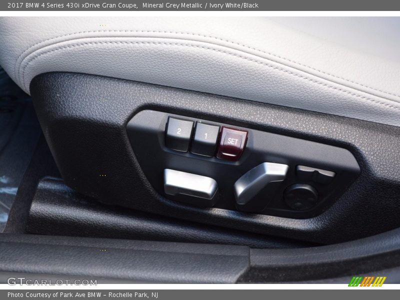 Mineral Grey Metallic / Ivory White/Black 2017 BMW 4 Series 430i xDrive Gran Coupe