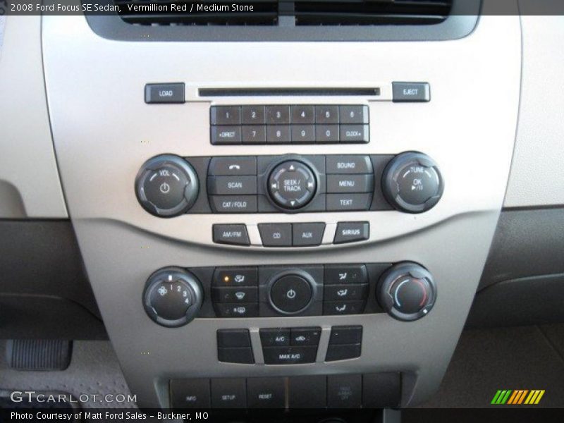 Vermillion Red / Medium Stone 2008 Ford Focus SE Sedan