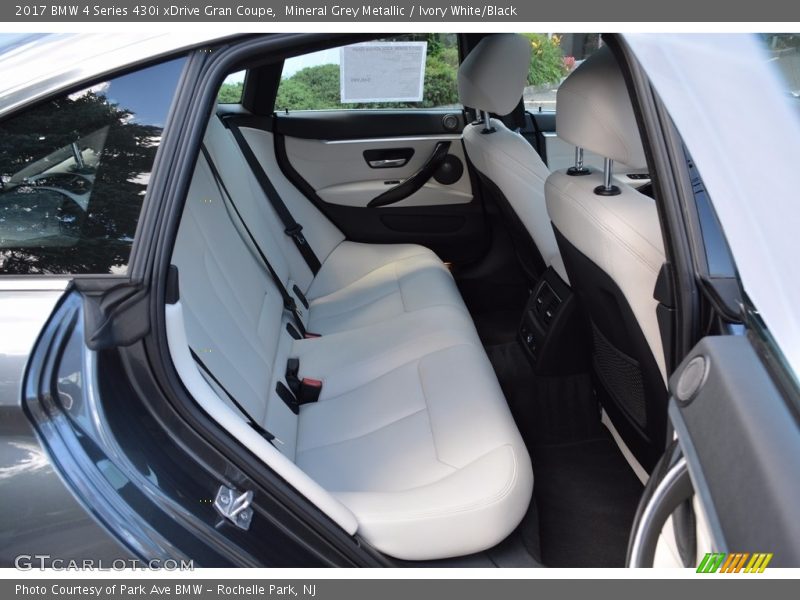 Mineral Grey Metallic / Ivory White/Black 2017 BMW 4 Series 430i xDrive Gran Coupe