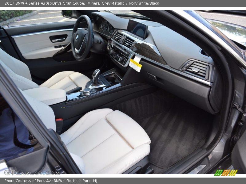 Mineral Grey Metallic / Ivory White/Black 2017 BMW 4 Series 430i xDrive Gran Coupe