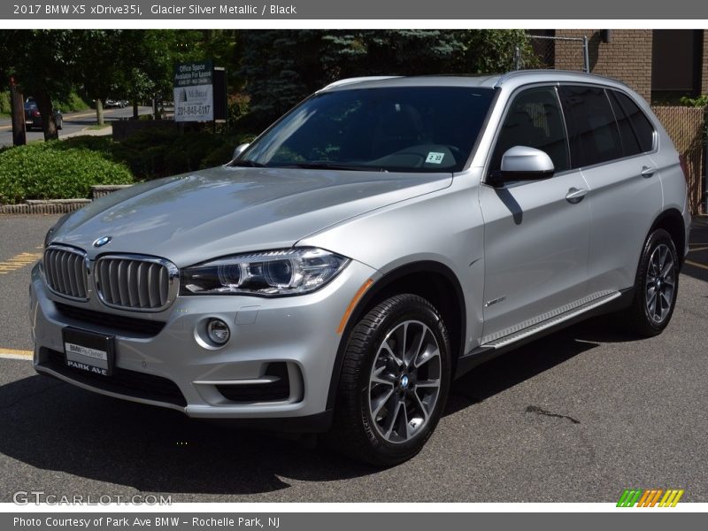 Glacier Silver Metallic / Black 2017 BMW X5 xDrive35i