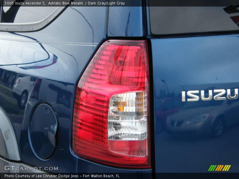 Adriatic Blue Metallic / Dark Gray/Light Gray 2005 Isuzu Ascender S