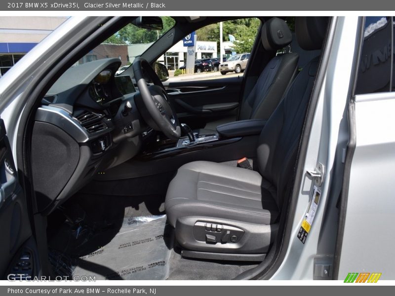 Glacier Silver Metallic / Black 2017 BMW X5 xDrive35i