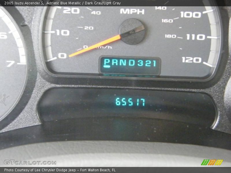 Adriatic Blue Metallic / Dark Gray/Light Gray 2005 Isuzu Ascender S