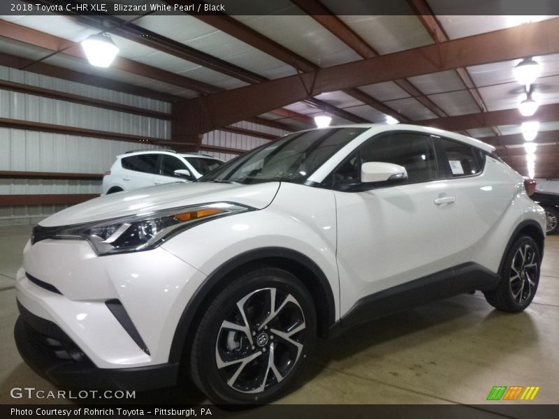 Blizzard White Pearl / Black 2018 Toyota C-HR XLE