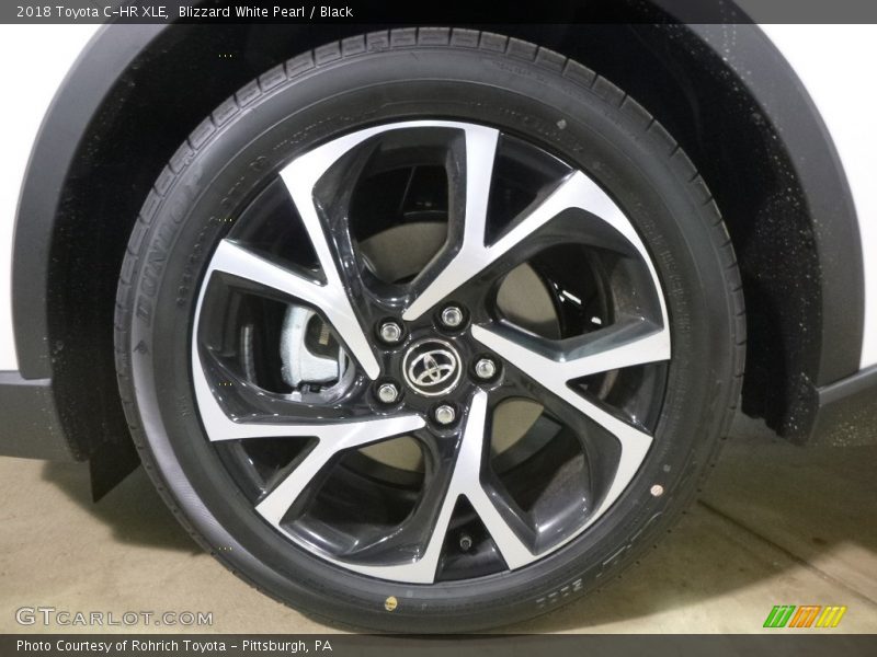 Blizzard White Pearl / Black 2018 Toyota C-HR XLE