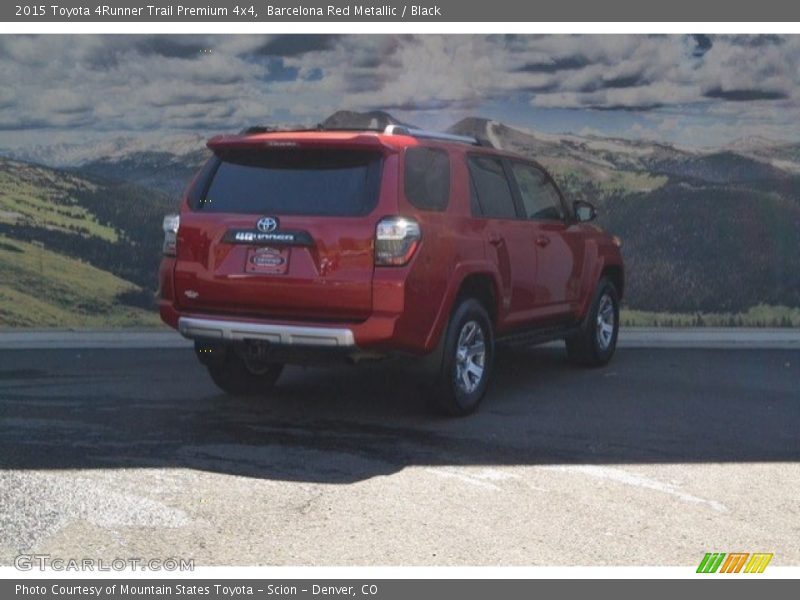 Barcelona Red Metallic / Black 2015 Toyota 4Runner Trail Premium 4x4