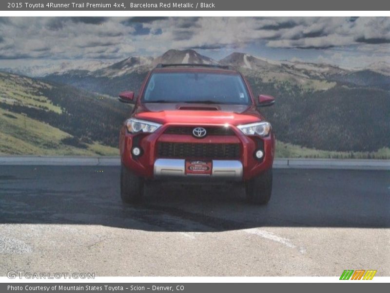 Barcelona Red Metallic / Black 2015 Toyota 4Runner Trail Premium 4x4