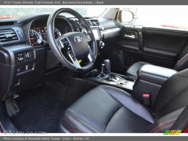 Barcelona Red Metallic / Black 2015 Toyota 4Runner Trail Premium 4x4