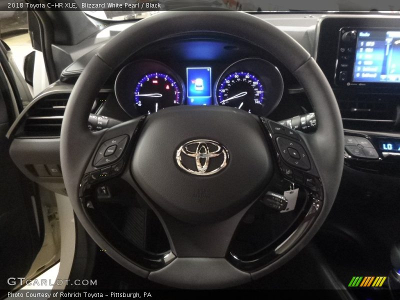 Blizzard White Pearl / Black 2018 Toyota C-HR XLE