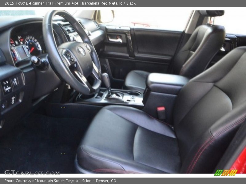 Barcelona Red Metallic / Black 2015 Toyota 4Runner Trail Premium 4x4