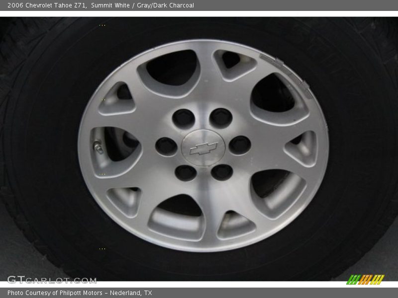 Summit White / Gray/Dark Charcoal 2006 Chevrolet Tahoe Z71