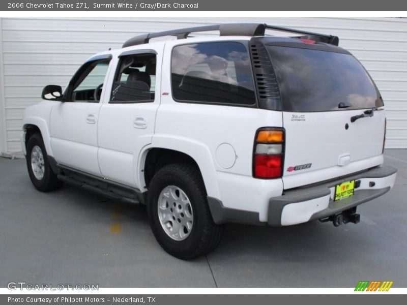 Summit White / Gray/Dark Charcoal 2006 Chevrolet Tahoe Z71