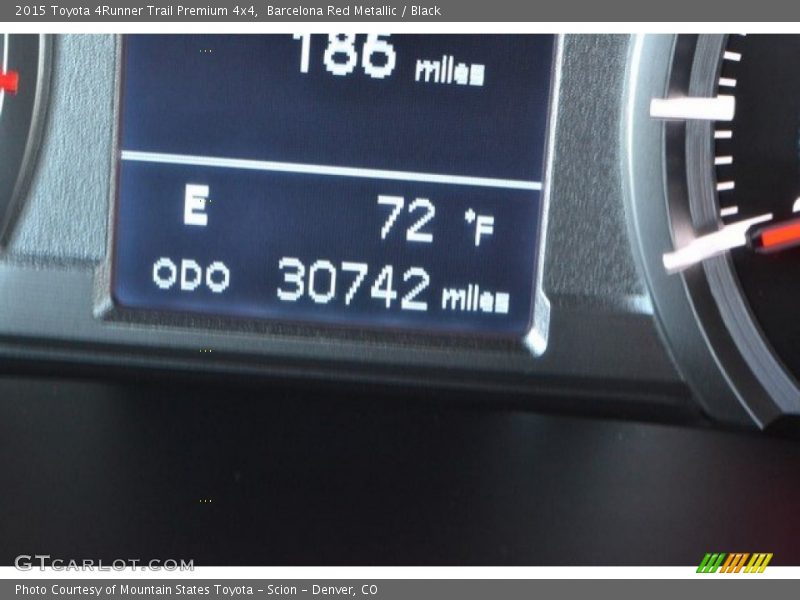 Barcelona Red Metallic / Black 2015 Toyota 4Runner Trail Premium 4x4