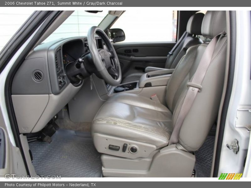 Summit White / Gray/Dark Charcoal 2006 Chevrolet Tahoe Z71